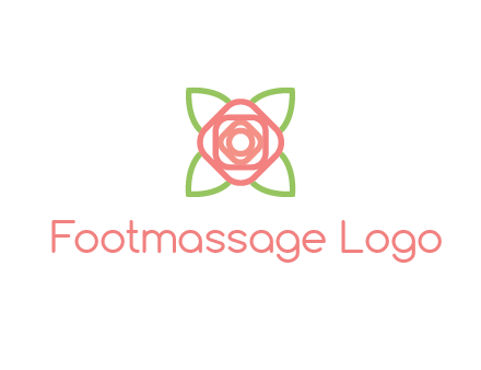rose icon for a floral logo