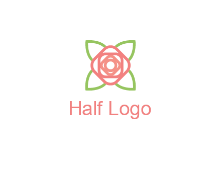 rose icon for a floral logo