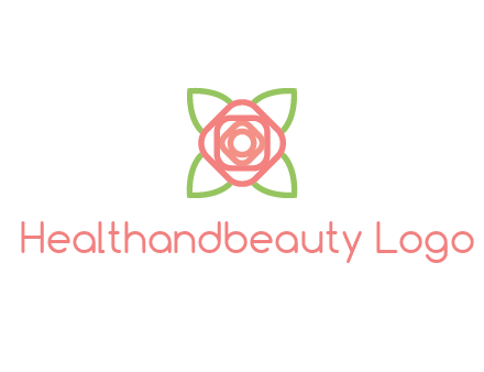 rose icon for a floral logo