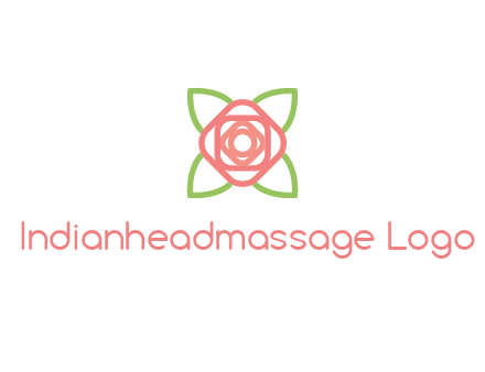 rose icon for a floral logo