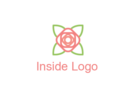 rose icon for a floral logo