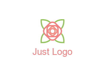 rose icon for a floral logo