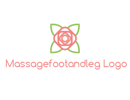 rose icon for a floral logo