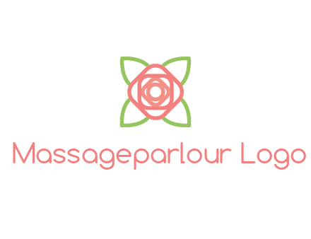 rose icon for a floral logo