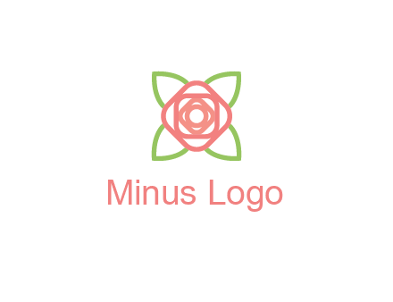rose icon for a floral logo
