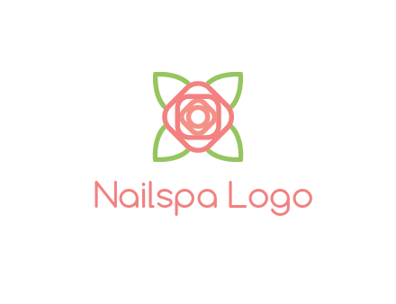 rose icon for a floral logo