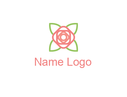 rose icon for a floral logo
