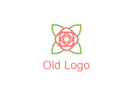 rose icon for a floral logo