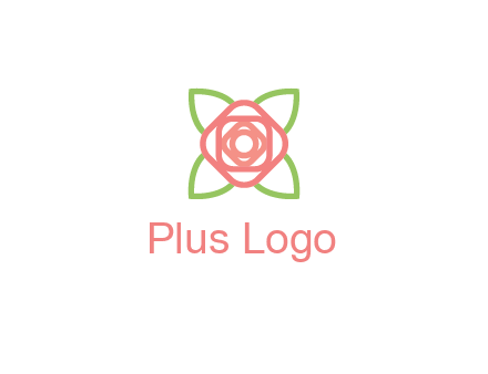 rose icon for a floral logo
