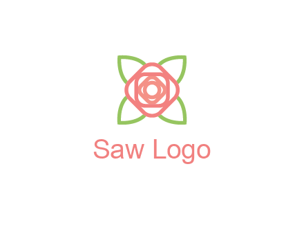 rose icon for a floral logo