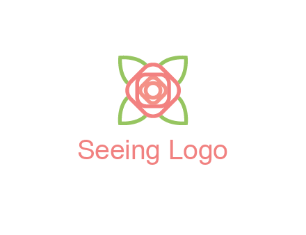 rose icon for a floral logo