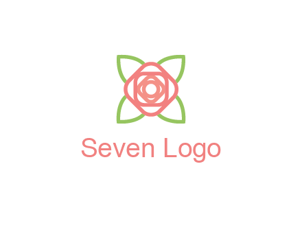 rose icon for a floral logo