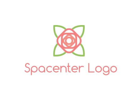 rose icon for a floral logo