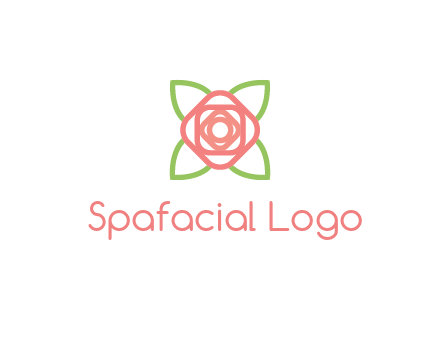 rose icon for a floral logo