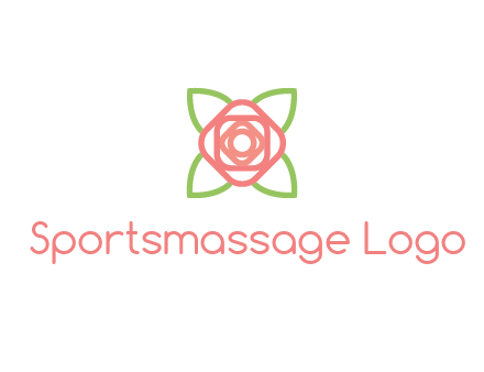 rose icon for a floral logo