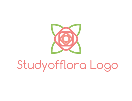 rose icon for a floral logo