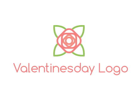 rose icon for a floral logo