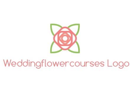 rose icon for a floral logo