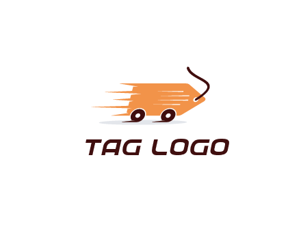 tag with wheels logo