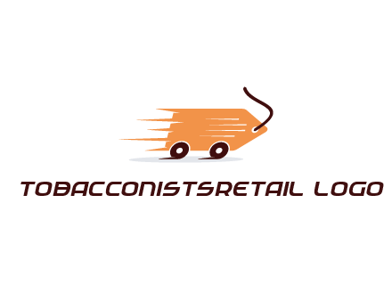 tag with wheels logo