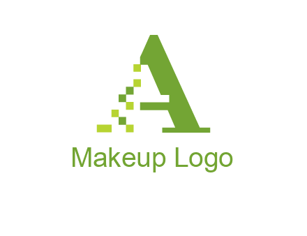 Digital letter A logo