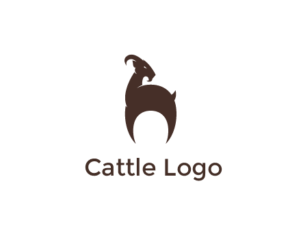 goat logo for a farm