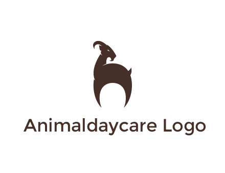 goat logo for a farm