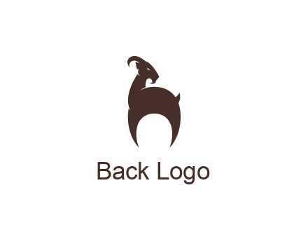 goat logo for a farm