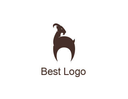goat logo for a farm