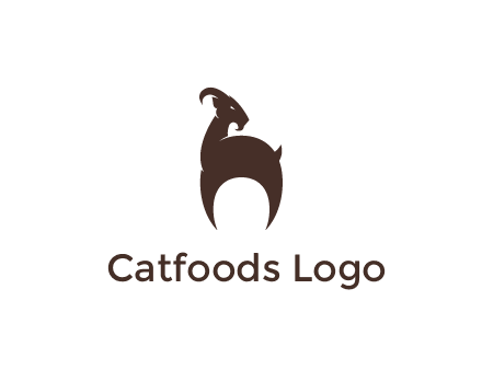 goat logo for a farm