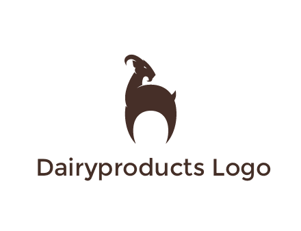 goat logo for a farm