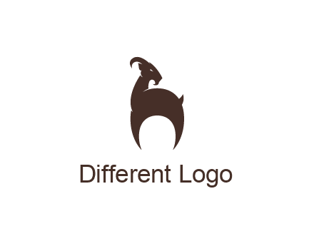 goat logo for a farm