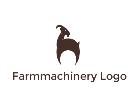 goat logo for a farm