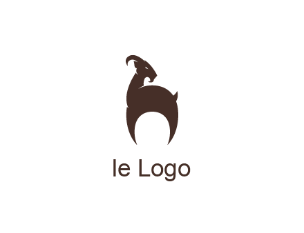 goat logo for a farm