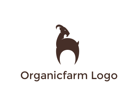 goat logo for a farm