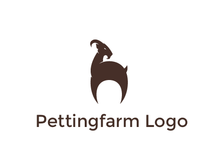 goat logo for a farm