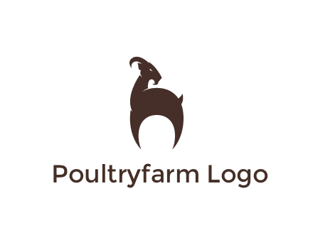 goat logo for a farm