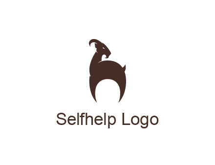 goat logo for a farm