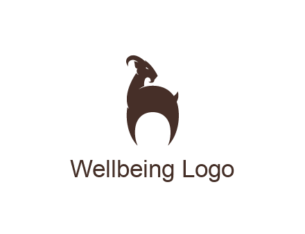 goat logo for a farm