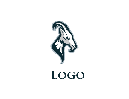 goat bust logo