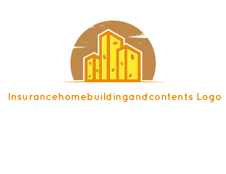 Building made of cheese blocks