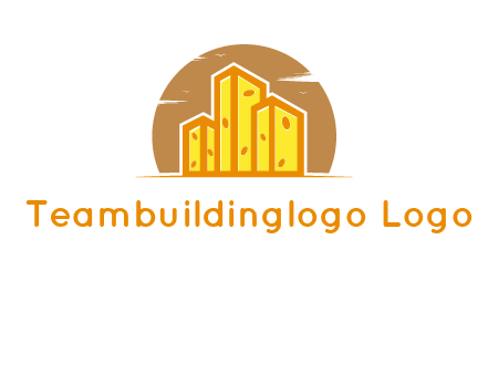 Building made of cheese blocks