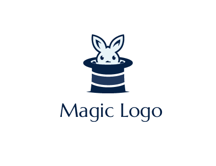 rabbit in a magician's hat icon