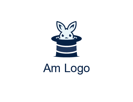rabbit in a magician's hat icon