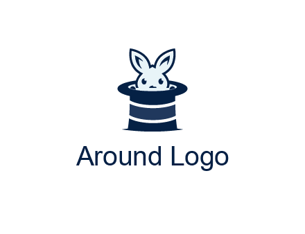 rabbit in a magician's hat icon