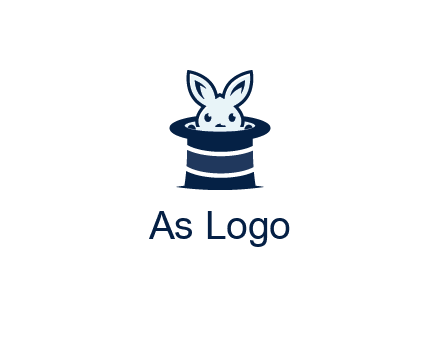 rabbit in a magician's hat icon