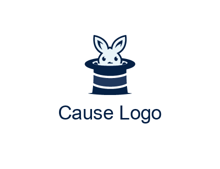 rabbit in a magician's hat icon