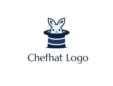 rabbit in a magician's hat icon