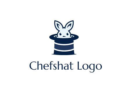 rabbit in a magician's hat icon