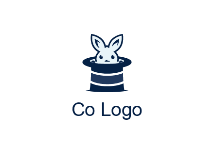 rabbit in a magician's hat icon